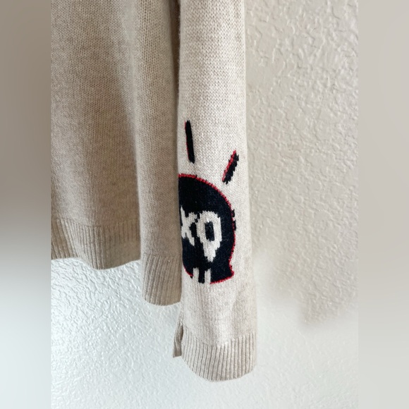 ZADIG & VOLITAIRE Sweater Marcus Jormi Cashmere Crewneck Good Vibes S NWT - Picture 9 of 16